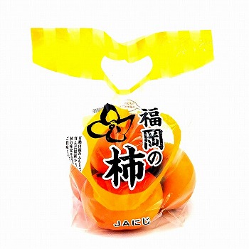 福岡県産　柿　１袋（３〜４玉入）